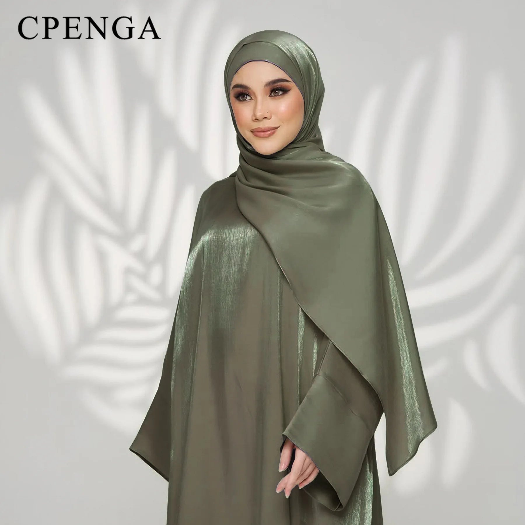 Two Piece Muslim Sets for Women Luxuru Dubai Hijab Abaya Dress Ramadan Saudi Arabia Modest Clothing Islamic Solid Church Outfits.