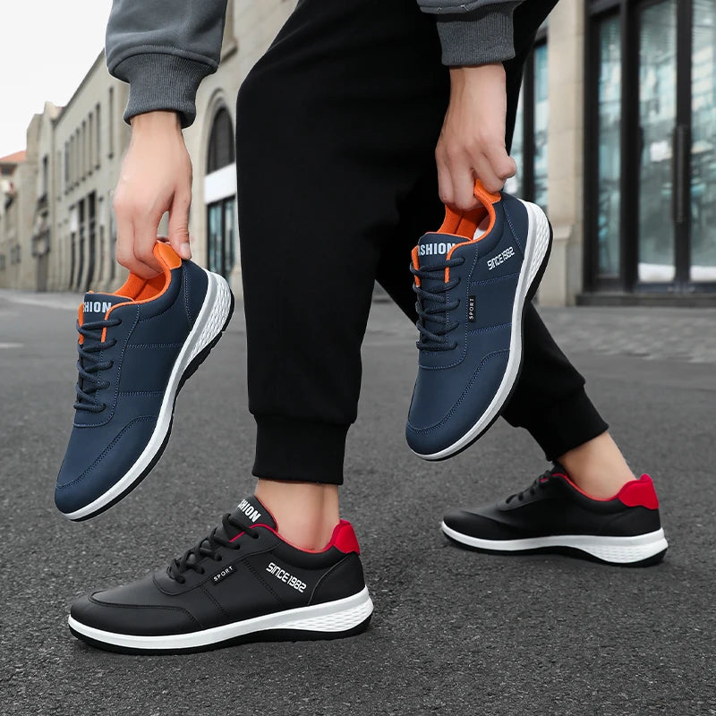 Turnschuhe Schuhe Mann Flache Flachem Boden Sport Stoßdämpfende Bequeme Schnürung Sommer Training Weiche Sohlen Outdoor Laufschuhe.