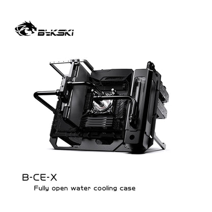 Granzon B-CE-X Open Frame Chassis Distro Plate Water Cooling Computer Case Vertical Horizontal, DIY Display.