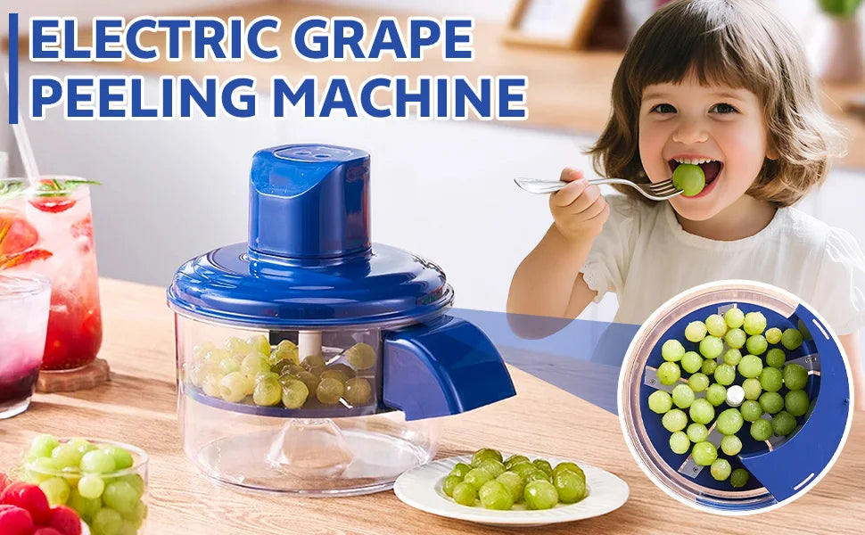 2025 Upgrade 2-in-1 Electric Garlic & Fruit Peeler - Effortless Peeling in 20 Seconds,Easy to Clean, Remover Tool for Kitchen.