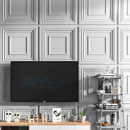 12pcs 50cm 3D Wall Panel 3D wall sticker Relief Art Wall Panel not self-adhesive Sticker Living Room Kitchen bathroom Home Decor