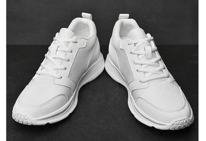 Männer Aufzug Schuhe Höhe Erhöhen Turnschuhe Schuhe für Männer 10 cm Sport Casual Schuhe Unsichtbare Innere Erhöhung 8 cm Weiße Schuhe.