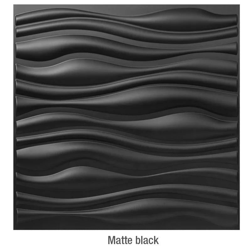 12PC 50x50cm 3d art plaster cut geometric diamond carved wood adhesive bottom wall 3d wall sticker 3d wall panel home decoration