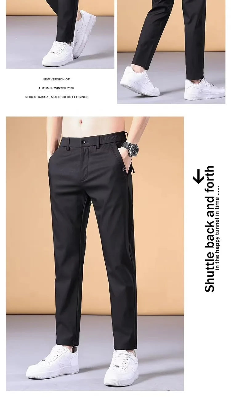 Fashion Men's Pants Summer Suit Pants Casual Korean Men's Pants Joggers Men Streetwear Casual Sports Pants.