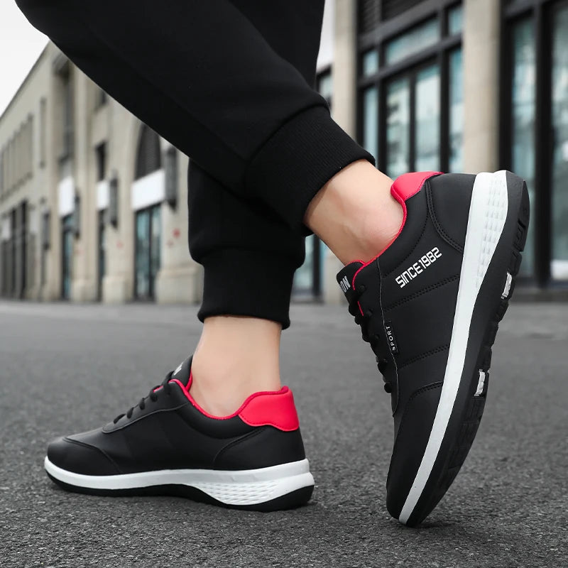 Turnschuhe Schuhe Mann Flache Flachem Boden Sport Stoßdämpfende Bequeme Schnürung Sommer Training Weiche Sohlen Outdoor Laufschuhe.