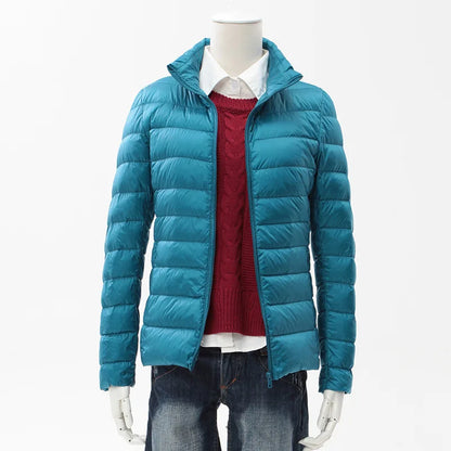 13 Farben Frauen Frühling Puffer Mantel 2023 Neuheiten Ultra Licht Weiße Ente Unten Jacke Koreanische Slim Fit Kurze Parkas.