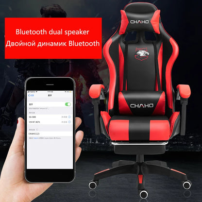 2025 Neuer Computerstuhl, grüner Gaming-Stuhl, PU-Leder, Bürodrehstuhl, Aufzug, Schlafzimmermöbel, Mode, Sillas, Gamer-Stuhl