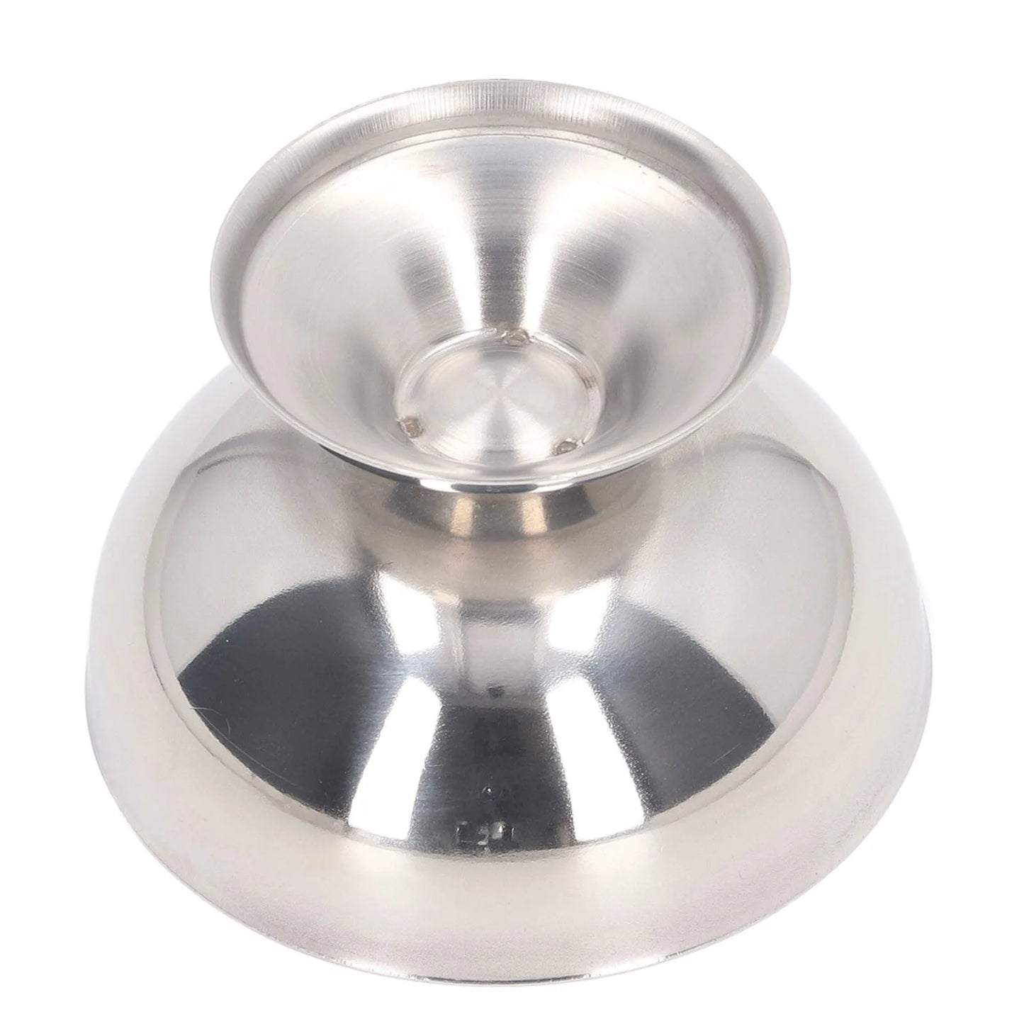 Ice Cream Bowl Stainless Steel Dessert Pudding Bowls Sundae Salad Serving Dip Bowl Trifle Tasting Bowls with Fork for Home Hotel.