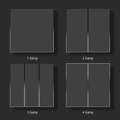 AVATTO Tuya Zigbee/WiFi Smart Lichtschalter mit Neutralleiter, Tasten-Rebound-Schalter mit Umgebungslicht-Unterstützung Alexa Google Home.