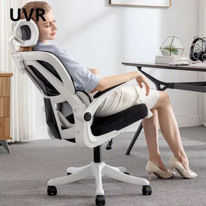 UVR Home Office Stuhl Ergonomisches Design Freizeit Sessel Feld Verstellbarer Drehstuhl Hostess Live Room Computer Stuhl Möbel