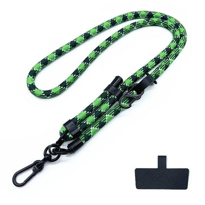Phone Lanyard Adjustable 1 Cm Diameter Outdoor Universal Case Crossbody Shoulder Card Neck Cord Clip Hang Anti-lost Wrist Strap