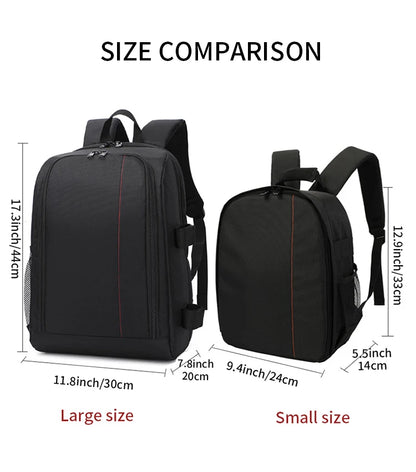 SLR digital camera backpack outdoor large capacity SLR camera bag 15.6-inch laptop backpack can accommodate SLR cameras and mult.