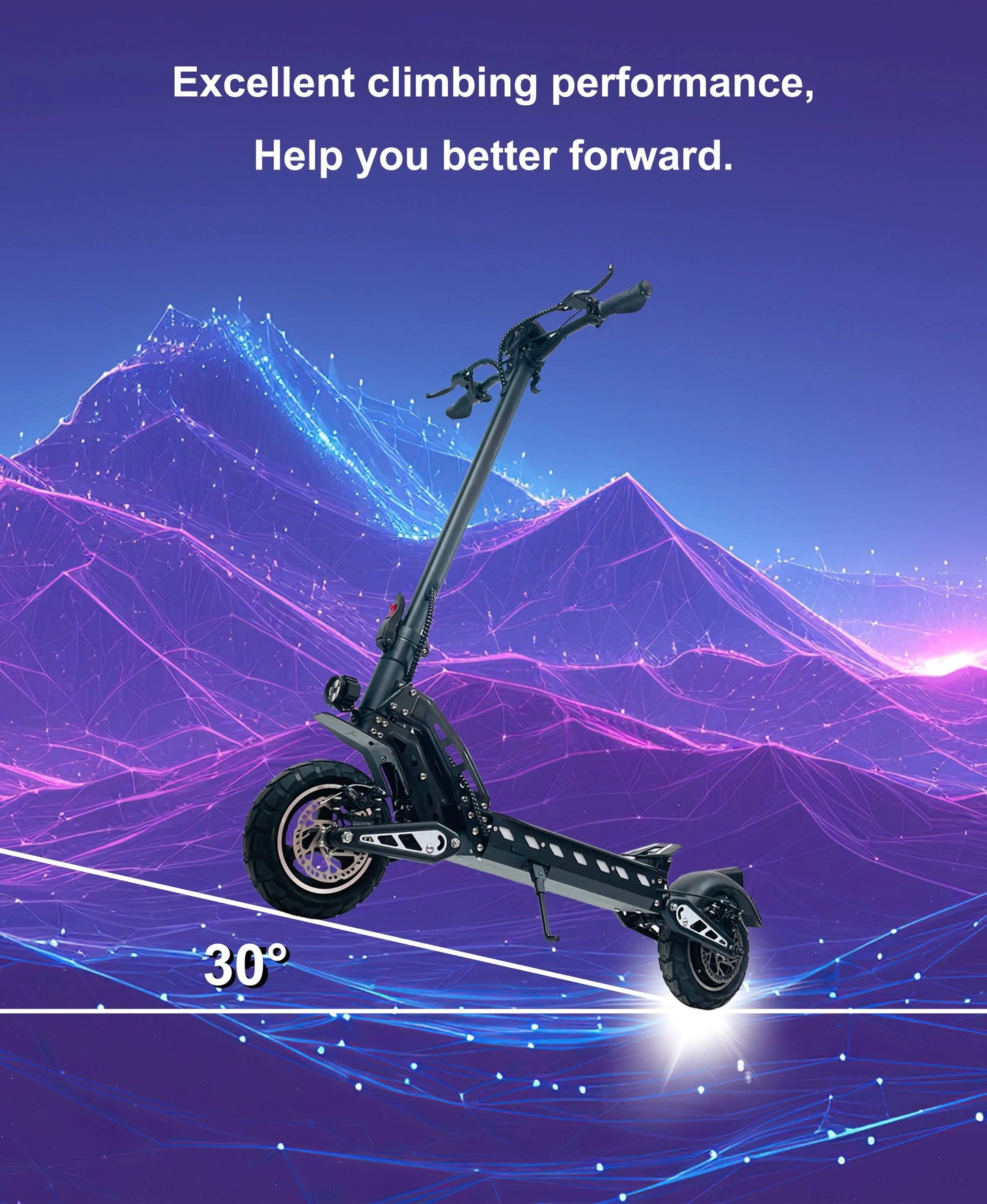 DriveTron DT10 Foldable Adult Electric Scooter, E-Scooter, 50km/h Electric Kick Scooter, 1000W Skateboards, 48V 15.6Ah Kickboard