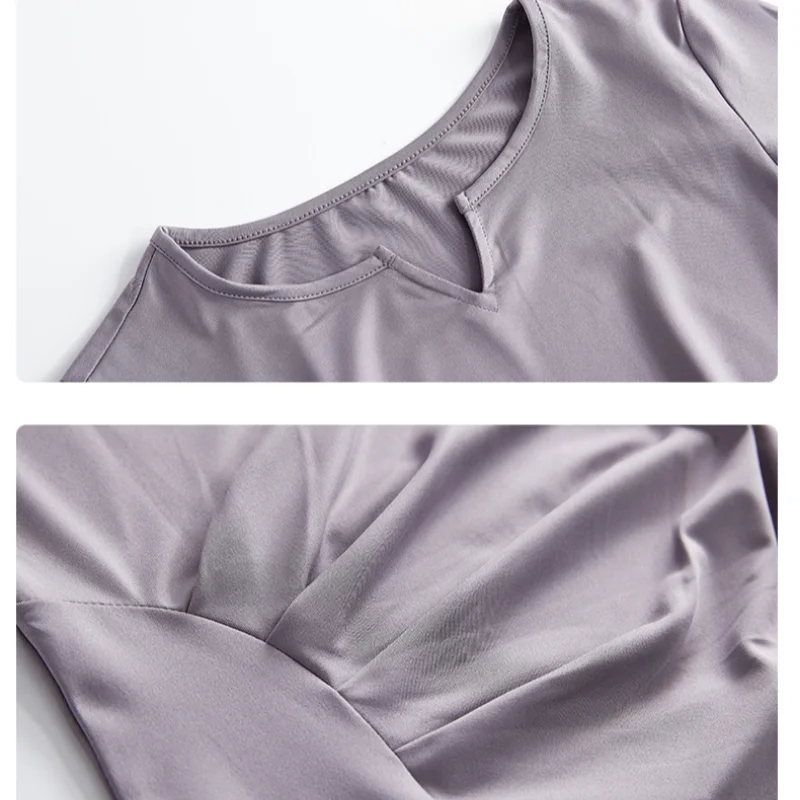 DRUR Autumn Yoga Set 2 Piece Sportswear Outfit Women Long Sleeve Workout Top High Waist Leggings Suit Tennis Sets 2pcs Tracksuit.