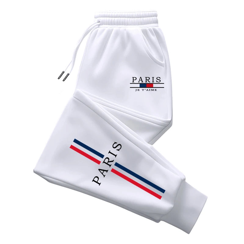 Paris Fashion Tracksuit Hooded Sweatshirt Sweatpants City Vibe Hoodies 2 Piece Set Autumn Winter Men's Daily Casual Sport Outfit.