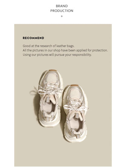 New Designers White Sneakers Women Flats Shoes Lace Up Vulcanize Shoes Female Mesh Wedge Platform Casual Zapatillas Mujer2024.