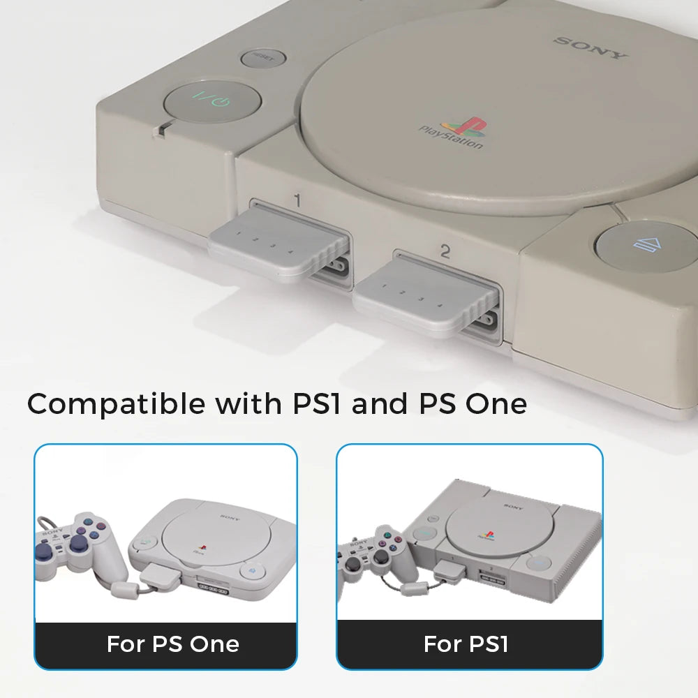 BlueRetro 1PC/2PC 4M Memory Card For PS1 Save Game Card  For PlayStation1 PS One Game Consoles Data Saving Progress Memory Card.