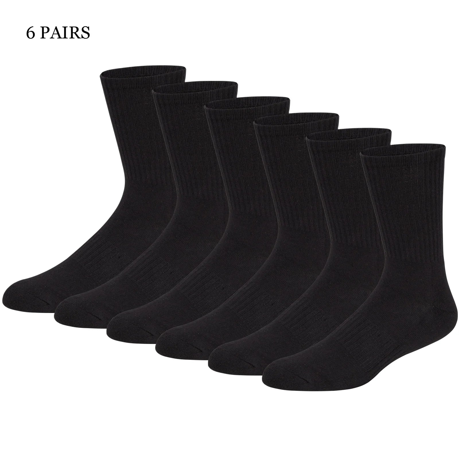 Match-Up Men's sport crew terry socks athletic socks (6 PAIRS).