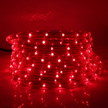 110V 220V Rainbow LED Round 2 Wire Srtip Light 30 36LED Yellow Red Blue Warm Outdoor Waterproof Christmas Party Decor EU US Plug.