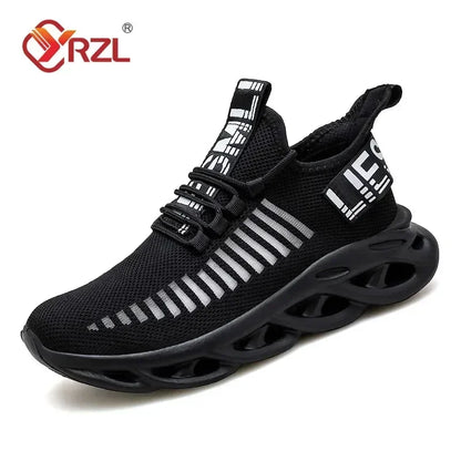 YRZL Men Shoes Sport Comfortable Sneakers Breathable Couple Running Shoes Women Tenis Sports Shoe White Walking Man Sneakers