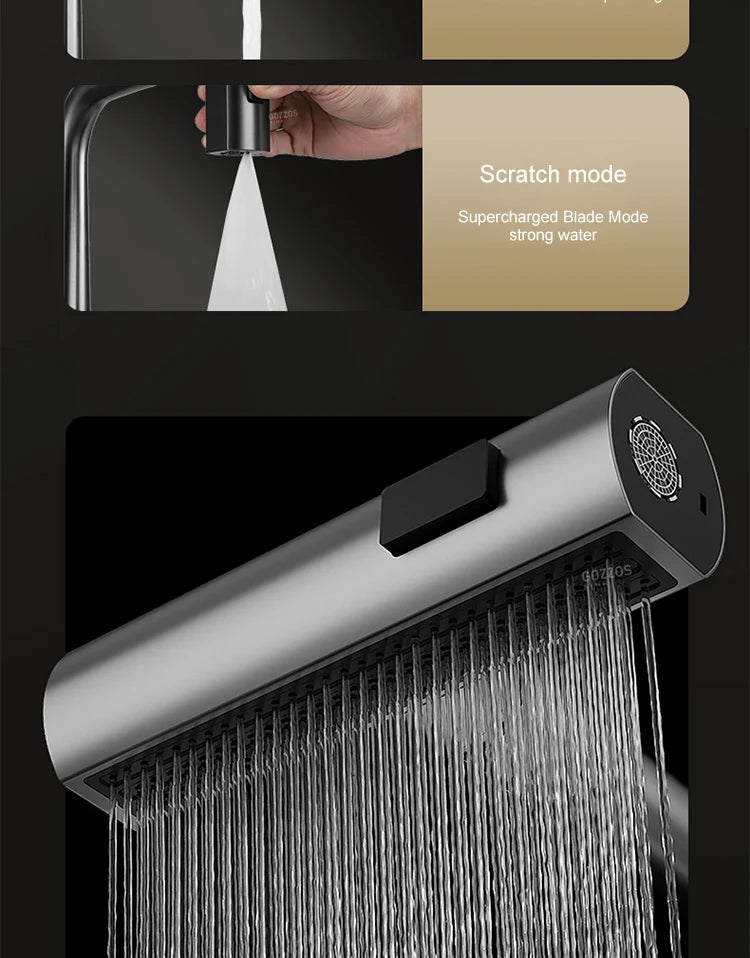 Waterfall Sink Large Single Slot Stainless Steel Kitchen Sink Embossed Washbasin Under The Basin Installation For Kitchen