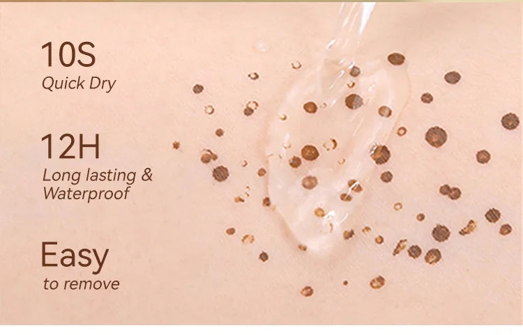 Natural Freckle Pen Waterproof Simulation Fake Spot Makeup Tool Lasting Waterproof Face Dot Spot Pen Eyeliner Korean Cosmetics.