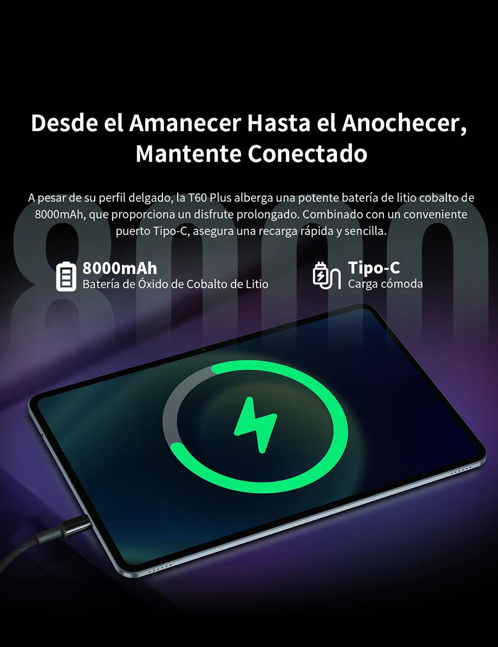 【New】Teclast T60 Plus 12 Inch Tddi 90Hz 2K Screen 2000X1200 Android 14 Widevine L1 Mtk Helio G88 (6Gb Ram+10Gb Expansion)16Gb/128Gb 8000Mah Battery 4g Lte Dual Sim Tf up to 1Tb