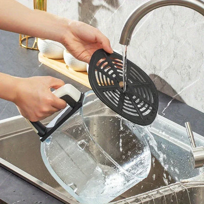 4.5L Smart Electric Air Fryers Oil-free Automatic Household Kitchen 360°Baking Convection Oven Deep Fryer Visible Window EU 220V.