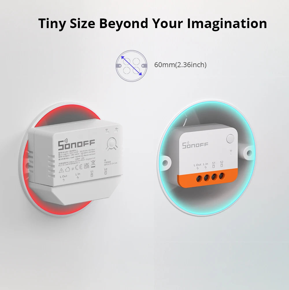 SONOFF ZBminiL2 ZigBee Smart Switch mit eWeLink APP Sprachsteuerung von Yandex Alice Alexa Google Home Assistant Salute Smart Home.