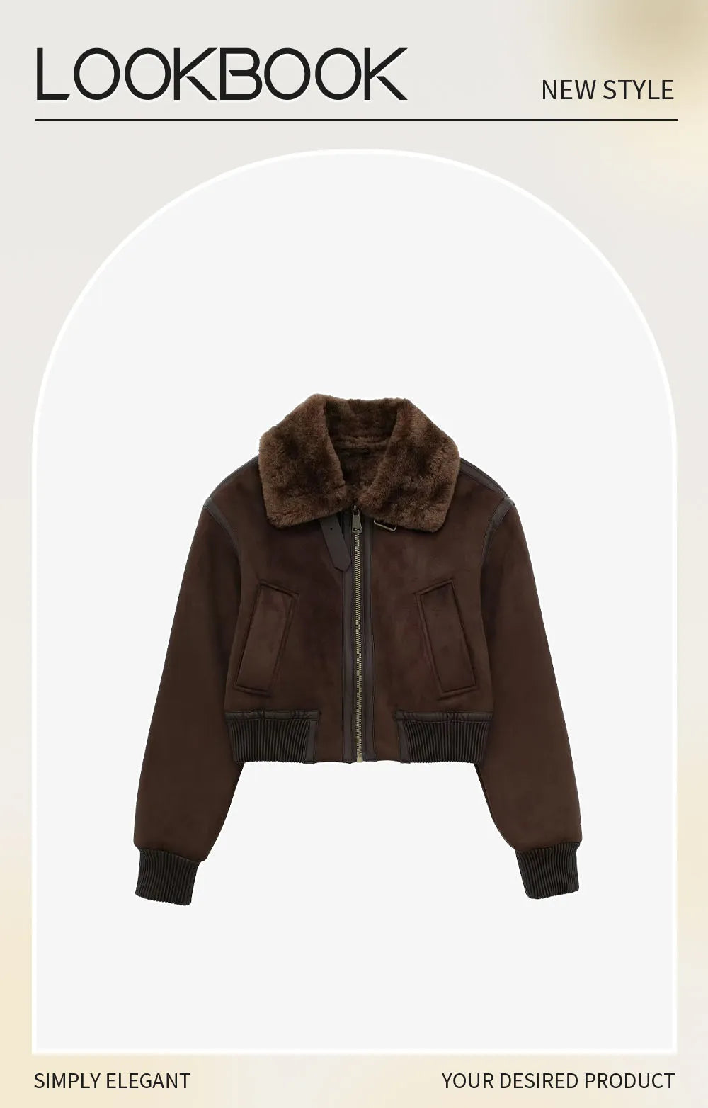 UNIZERA2023 Herbst und Winter Neue frauen Casual Stehkragen Kontrast Strap Dekoration Lose doppelseitige Jacke Mantel.