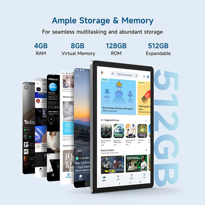 ALLDOCUBE iPlay60 Lite Tablet 10.95" 60Hz Display Unisoc T606 12GB(4GB+8GB Virtual)RAM 128GB ROM 4G LTE 8000mAh Android 14.