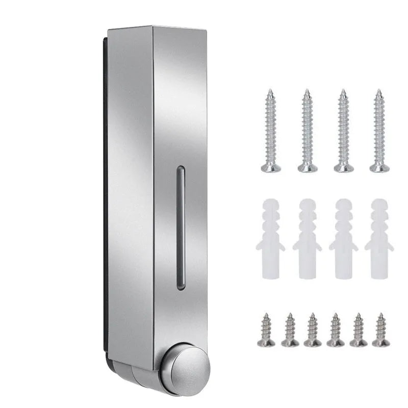 420ML Wand Badezimmer Flüssigseifenspender Waschlotion Händedesinfektionsmittel Kind Familie Hotel Küche Duschgel Spender