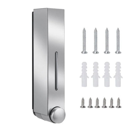 420ML Wand Badezimmer Flüssigseifenspender Waschlotion Händedesinfektionsmittel Kind Familie Hotel Küche Duschgel Spender