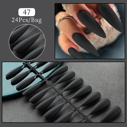30Pcs Matte Nude Fake Nail Fashion Press on Quick Extension Wearable False Nails Simple Full Cover Nail Tips Manicure Nail Art.