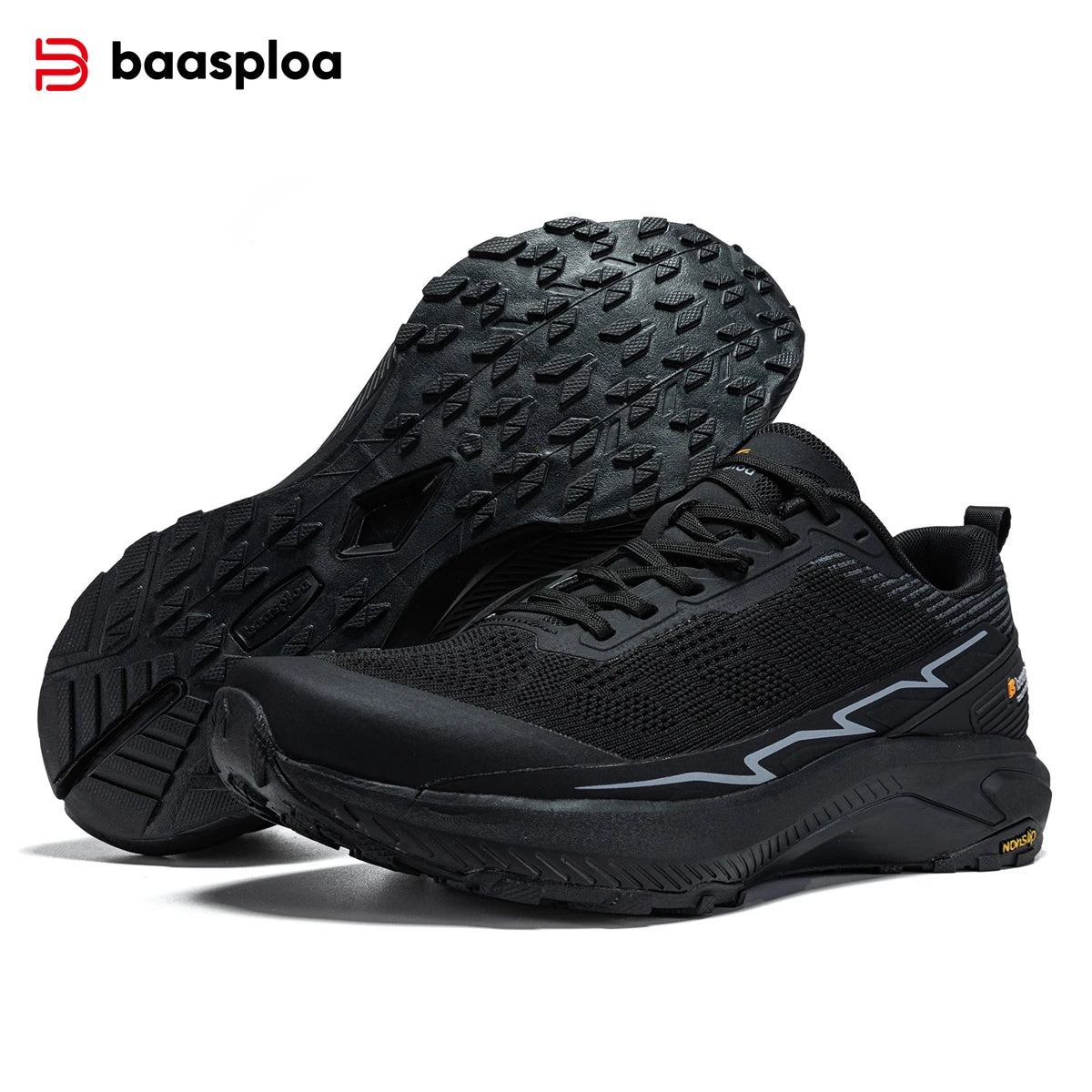 Baasploa Männer Wanderschuhe Komfort Tragen Beständig Outdoor Schuhe Männer Atmungsaktives Mesh Casual Turnschuhe Klettern Nicht-Slip Spitze Up.