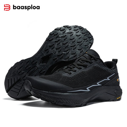 Baasploa Männer Wanderschuhe Komfort Tragen Beständig Outdoor Schuhe Männer Atmungsaktives Mesh Casual Turnschuhe Klettern Nicht-Slip Spitze Up.