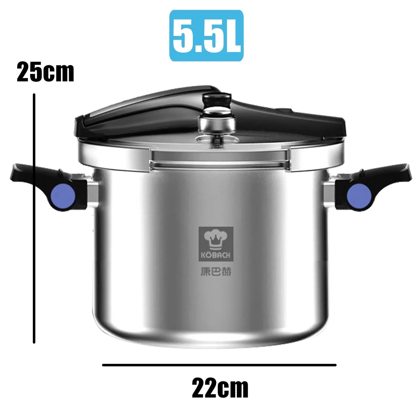 Pressure Cooker Multifunctional Pressure-Limited Explosion-proof Pressure Cooker Stainless Steel Kitchen Pressure Pot.