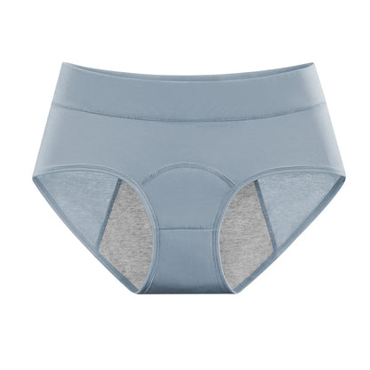 1pcs Cotton Women's Mid Waist Leak Proof Menstrual Panties Female Widen Period Physiological Briefs Lady Ventilate Comfort Panty.