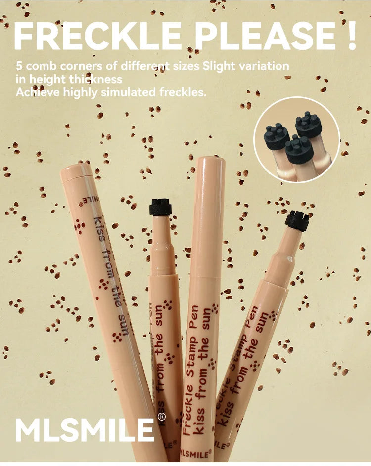 Natural Freckle Pen Waterproof Simulation Fake Spot Makeup Tool Lasting Waterproof Face Dot Spot Pen Eyeliner Korean Cosmetics.