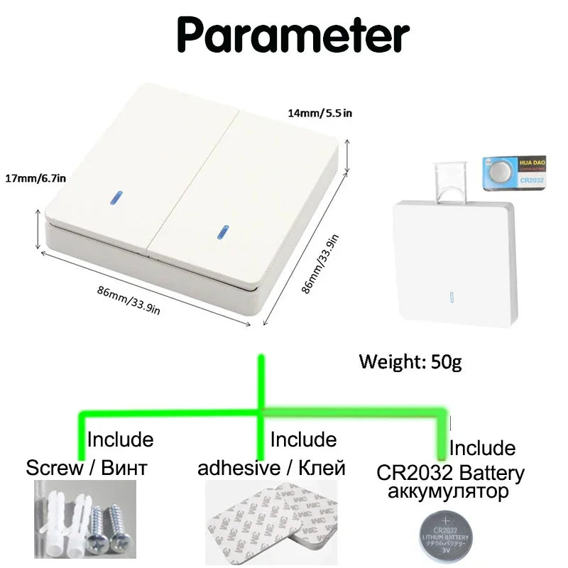 Wireless Smart Switch Licht 433 Mhz RF 86 Wand Panel Schalter mit Fernbedienung Mini Relais Empfänger 220 V Hause led Licht Lampe Fan.