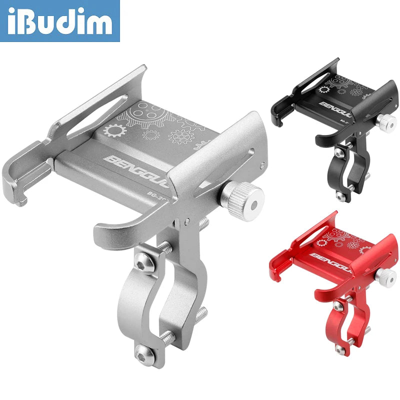 iBudim Bike Phone Holder 360 Rotation Bicycle Phone Holder for 4.7-7.0 inch Devices Motorcycle Handlebar Mobile Phone Stand.