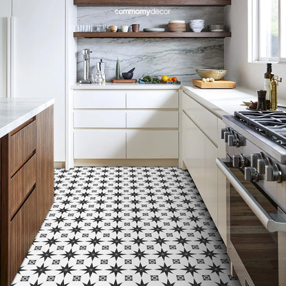 1pc/10pcs Floor Tile Sticker Self Adhesive Floor Sticker Vinyl Non-slip Floor Tile Sticker Wall Sticker Waterproof 20cm x 20cm