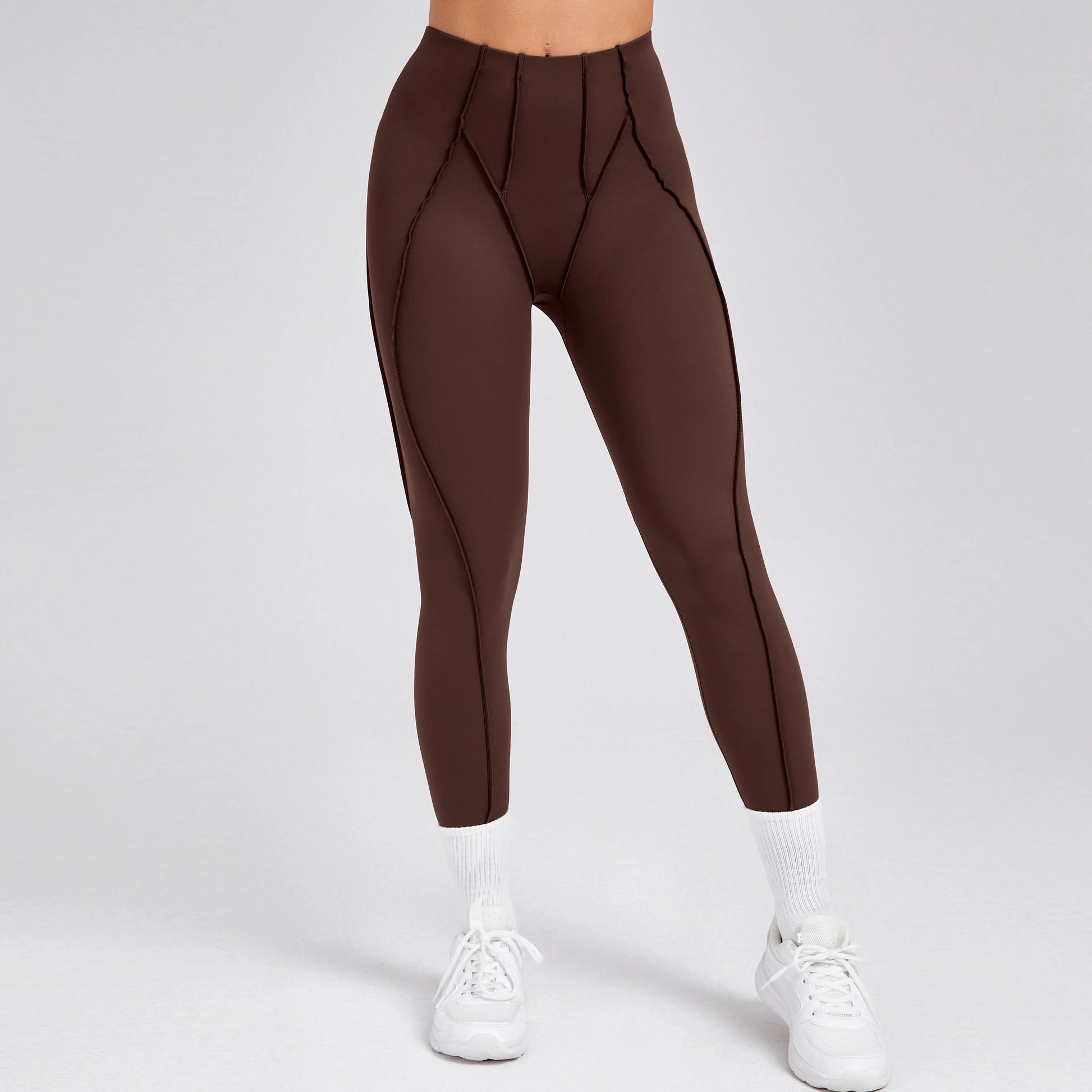 Women Nude Straps Yoga Pants Squat Proof Workout High Waist Leggings Fitness Pant Female Active Wear Legging.