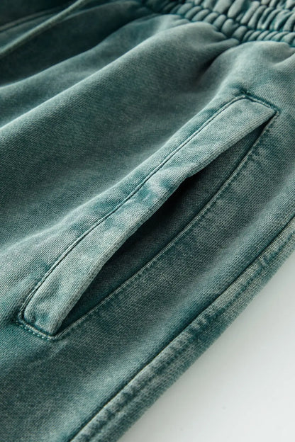 Vier Jahreszeiten Neue Mode Für Männer Casual Trendy Amerikanischen Gewaschen Gewachst Lose Einfarbig Hosen Gerade Jogger Hosen Männliche Hosen.