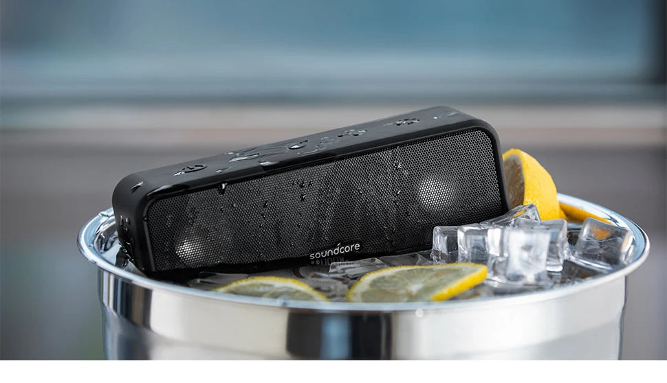 (EU stock) Soundcore 3 from Anker, Bluetooth 5.0 loudspeaker, 24H playing time, IPX7 waterproof, stereo sound with titanium membrane, Bas.