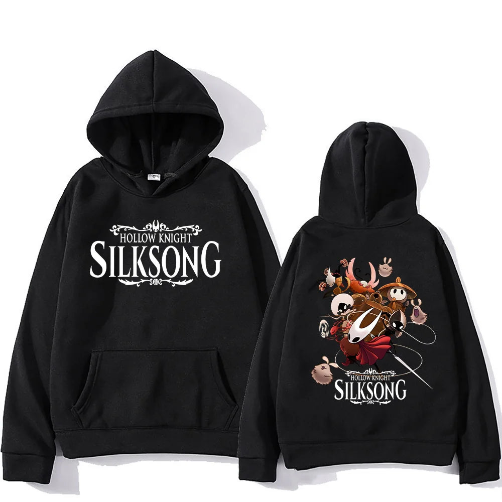 Hollow Knight Silksong Hot Game Hoodies Long Sleeve Fashion Casual Pullovers High Street Women Men Sweatshirt Fashion Streetwear.