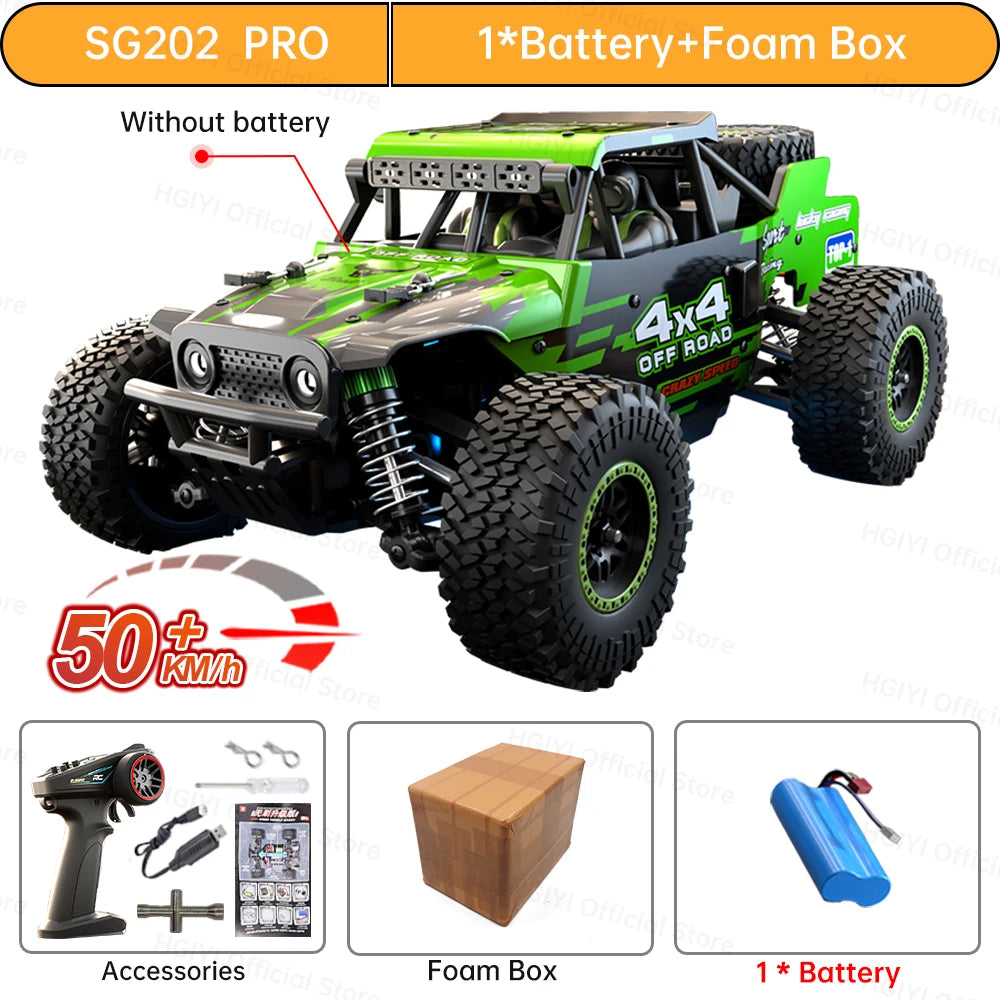 ZLL SG202 MAX/PRO 1:20 High Speed Drift Racing 70KM/H Or 50KM/H Brushless Motor 4WD RC Car Off Road Car Toys for For Kid Gift