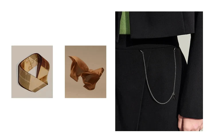 AMII Minimalism Casual Shorts Skirts Women High Rase 2024 Autumn New Fashion Commuter Lady Straight Blazer A-Line Skirt 12343035