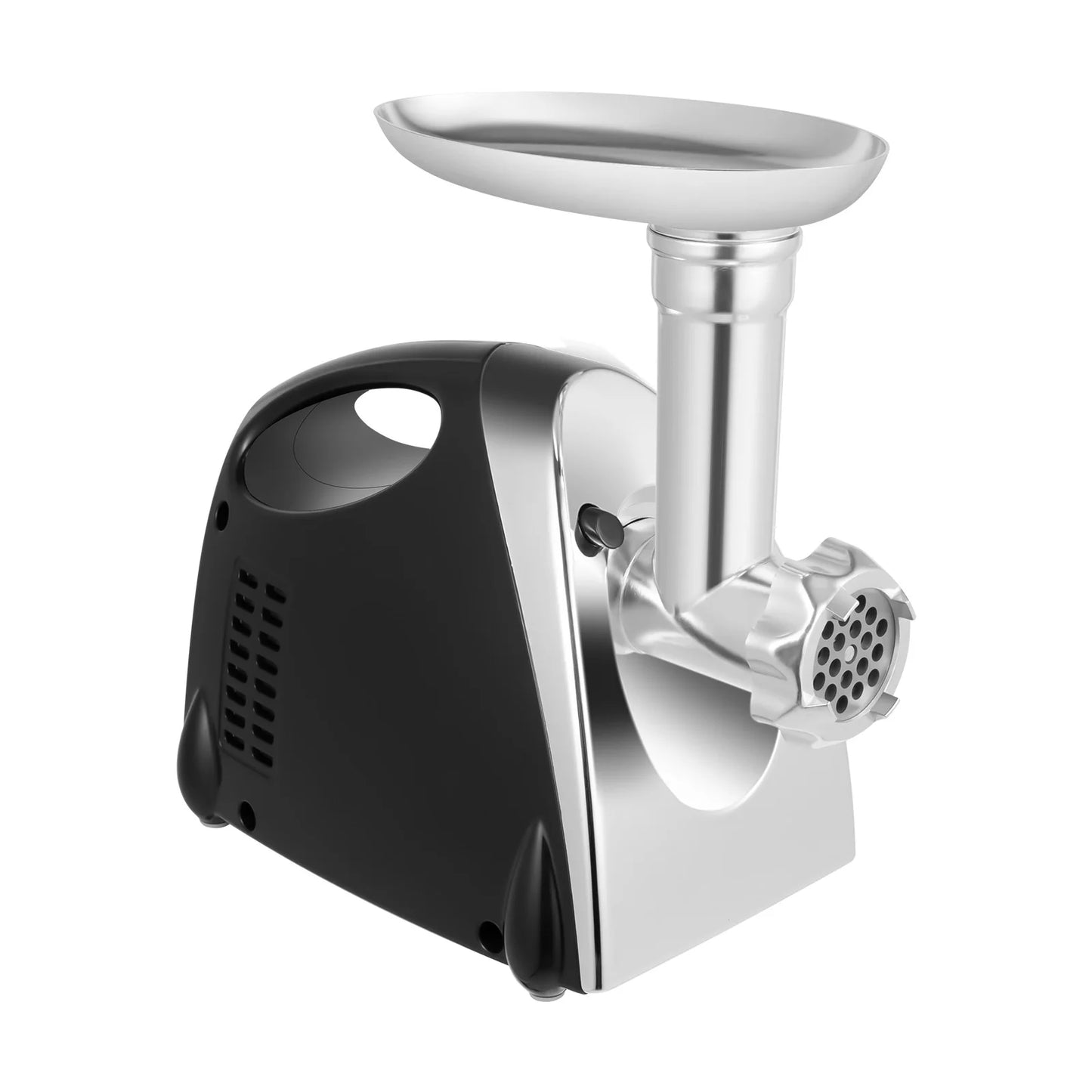 800W Stainless Steel Electric Meat Grinder with Sausage Filler Professional Kitchen Equipment.