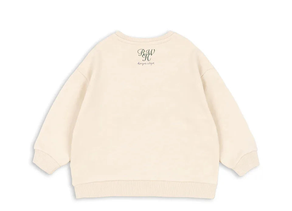 Konges Slojd Autumn Baby Boys Cotton Loose Sweatshirts Shorts Suits Kids Clothes Girls Casual Printed Striped Hoodies Tops Sets